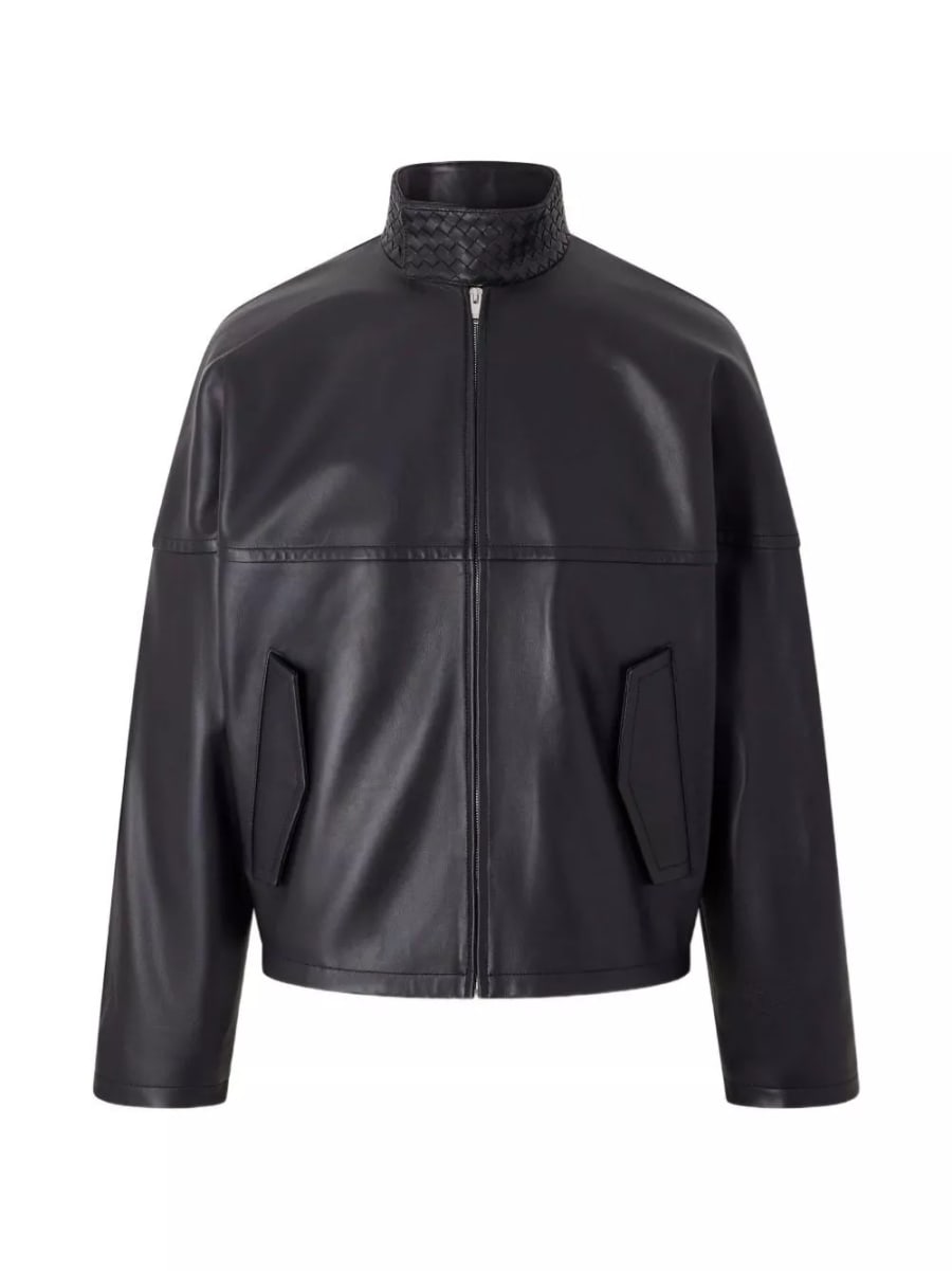 Bottega Veneta Giacca in pelle, view 3