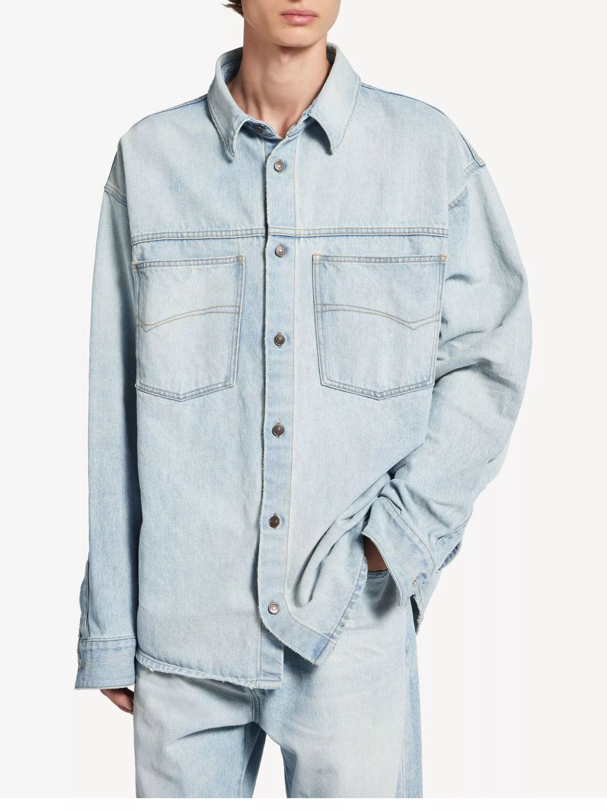 Balenciaga Camicia in denim, view 2