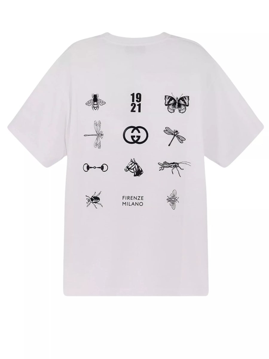 Gucci T-shirt con logo, view 2
