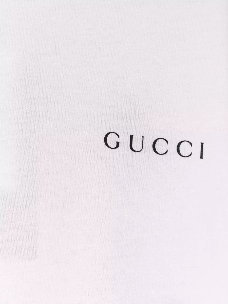 Gucci T-shirt con logo, view 3