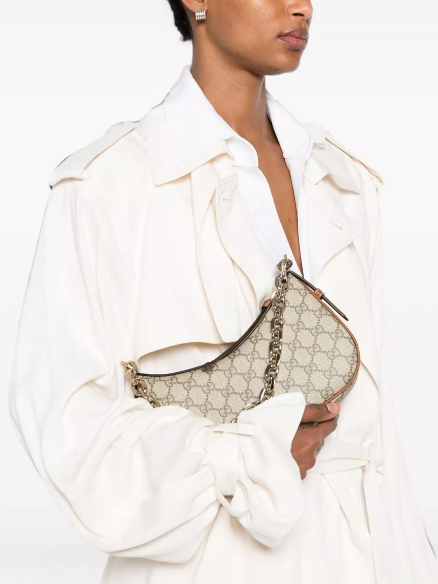 Gucci Borsa a spalla piccola GG Emblem, view 5