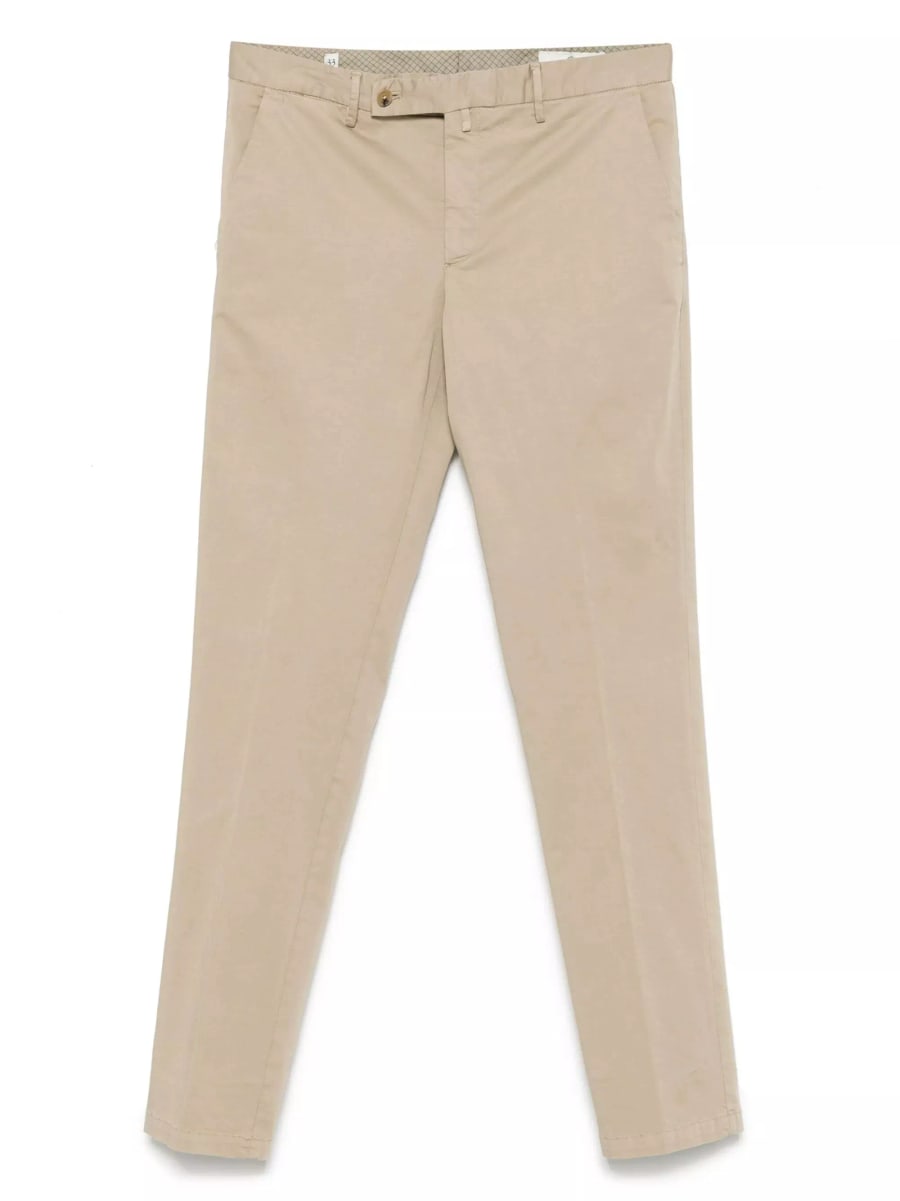 Borrelli Pantaloni chino in cotone