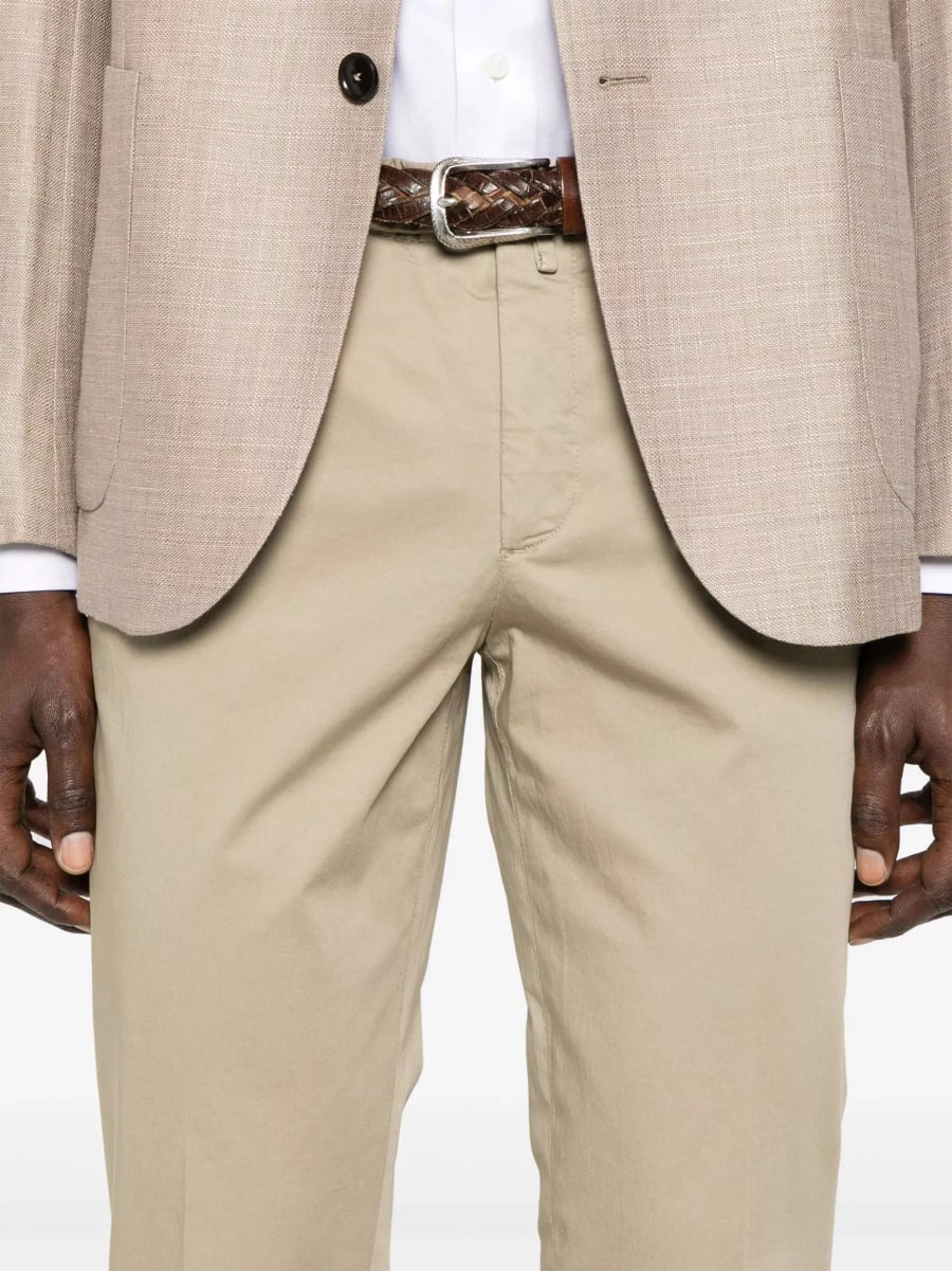 Borrelli Pantaloni chino in cotone, view 5