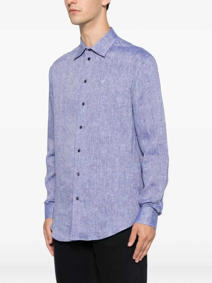 Emporio Armani Camicia in cotone, view 3