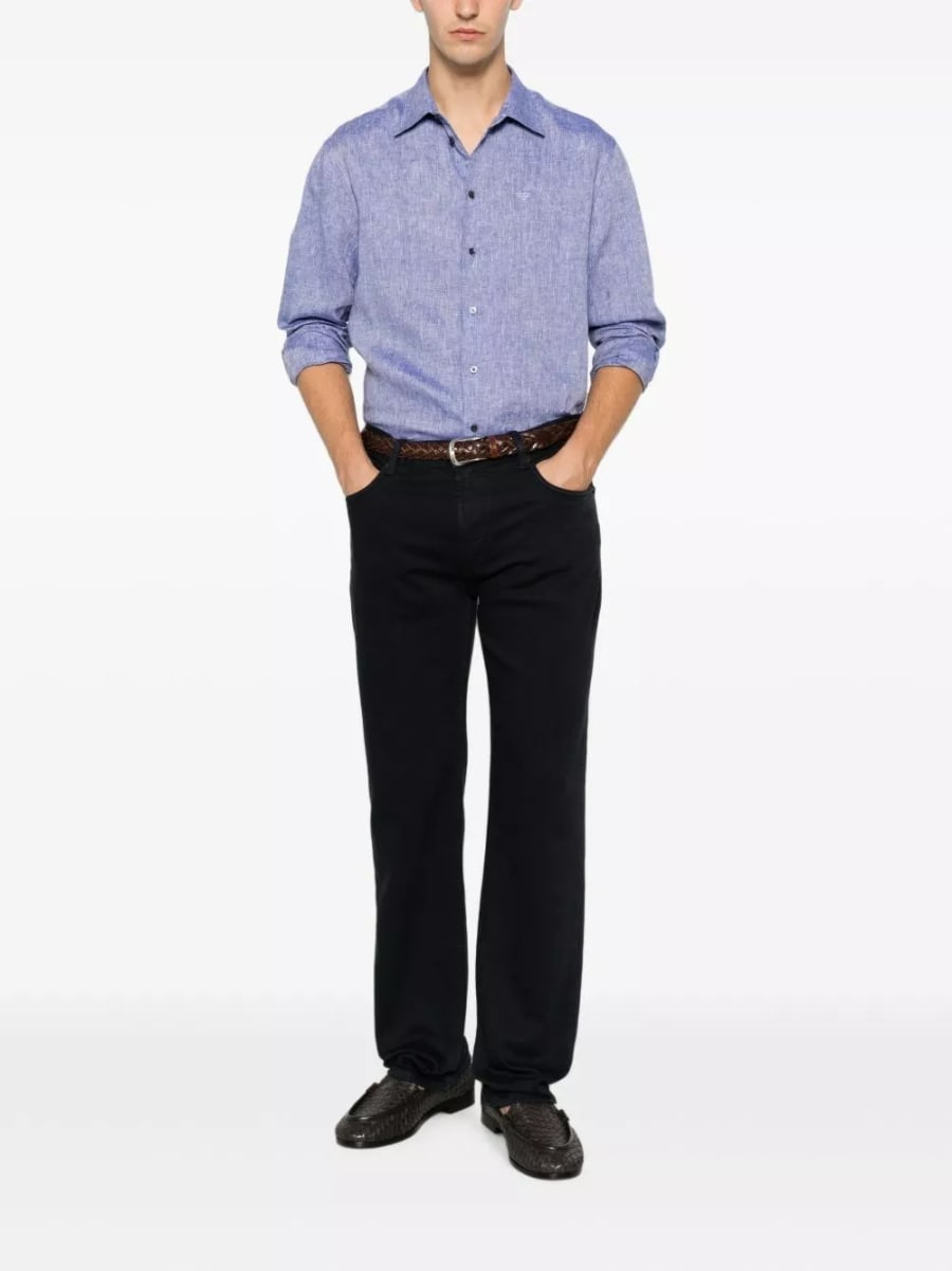 Emporio Armani Camicia in cotone, view 4