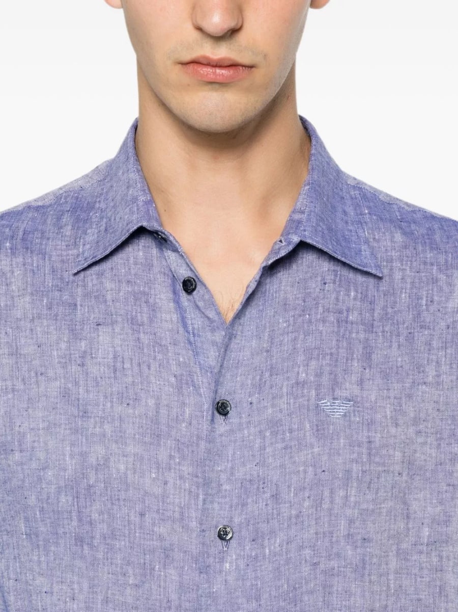 Emporio Armani Camicia in cotone, view 5
