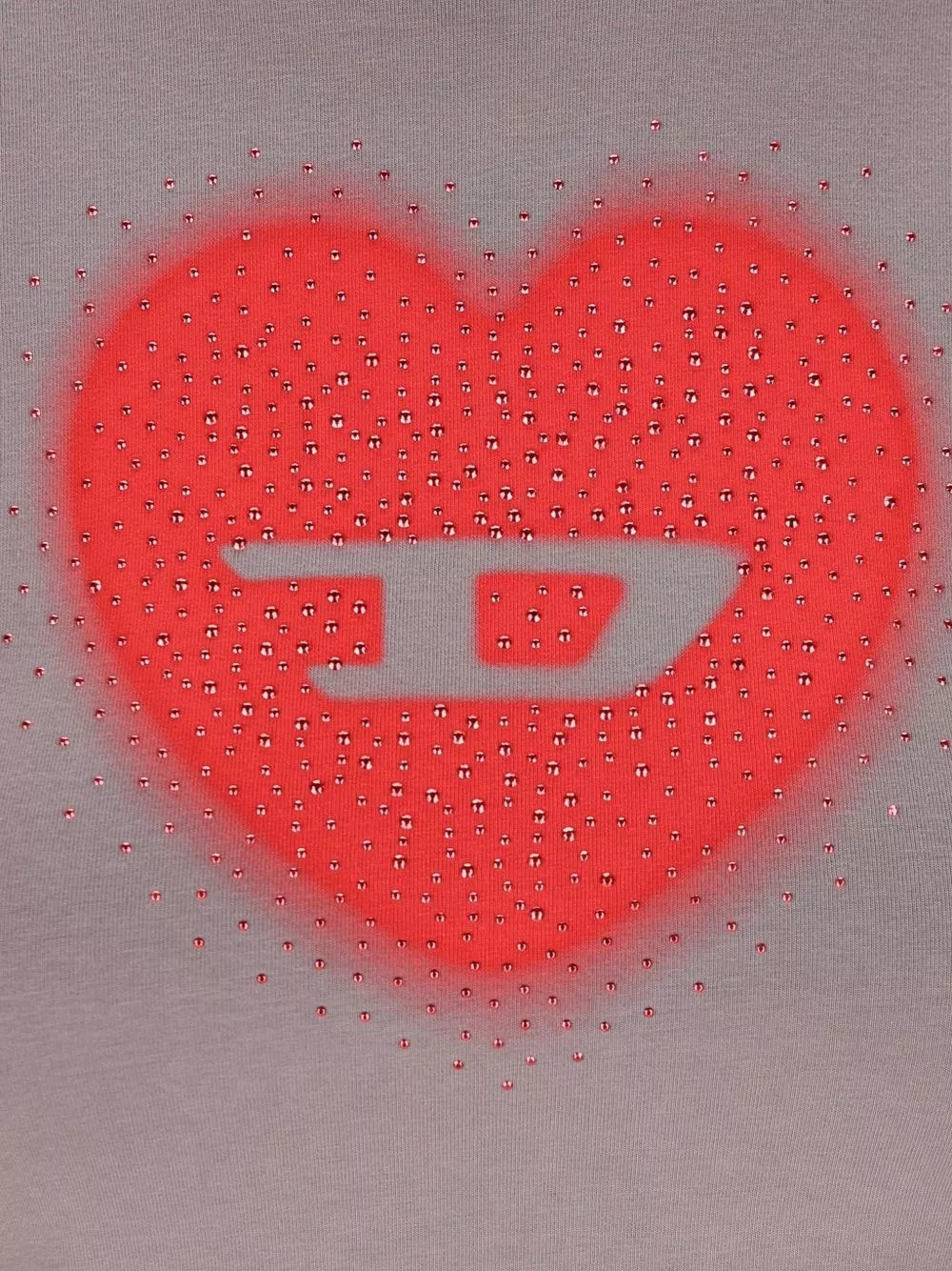 Diesel T-shirt in cotone Heart, view 2