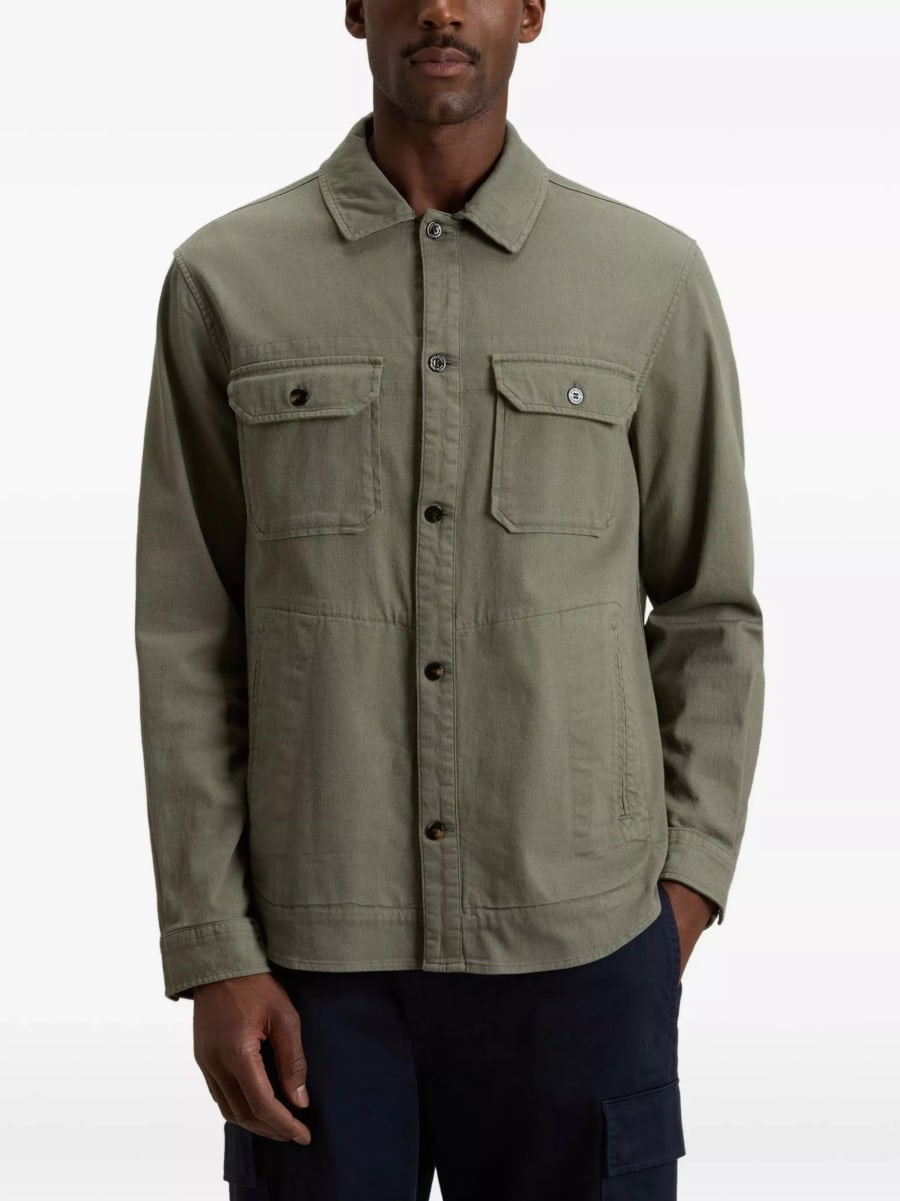 Woolrich Camicia overshirt con tasche, view 2