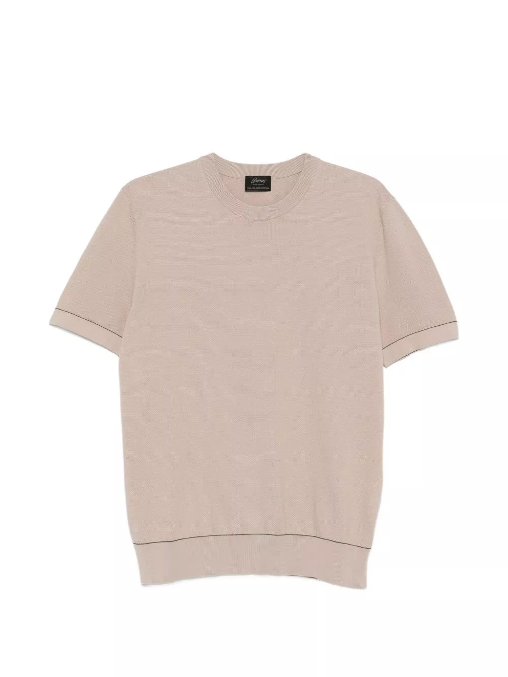 Brioni T-shirt in cotone Piquet