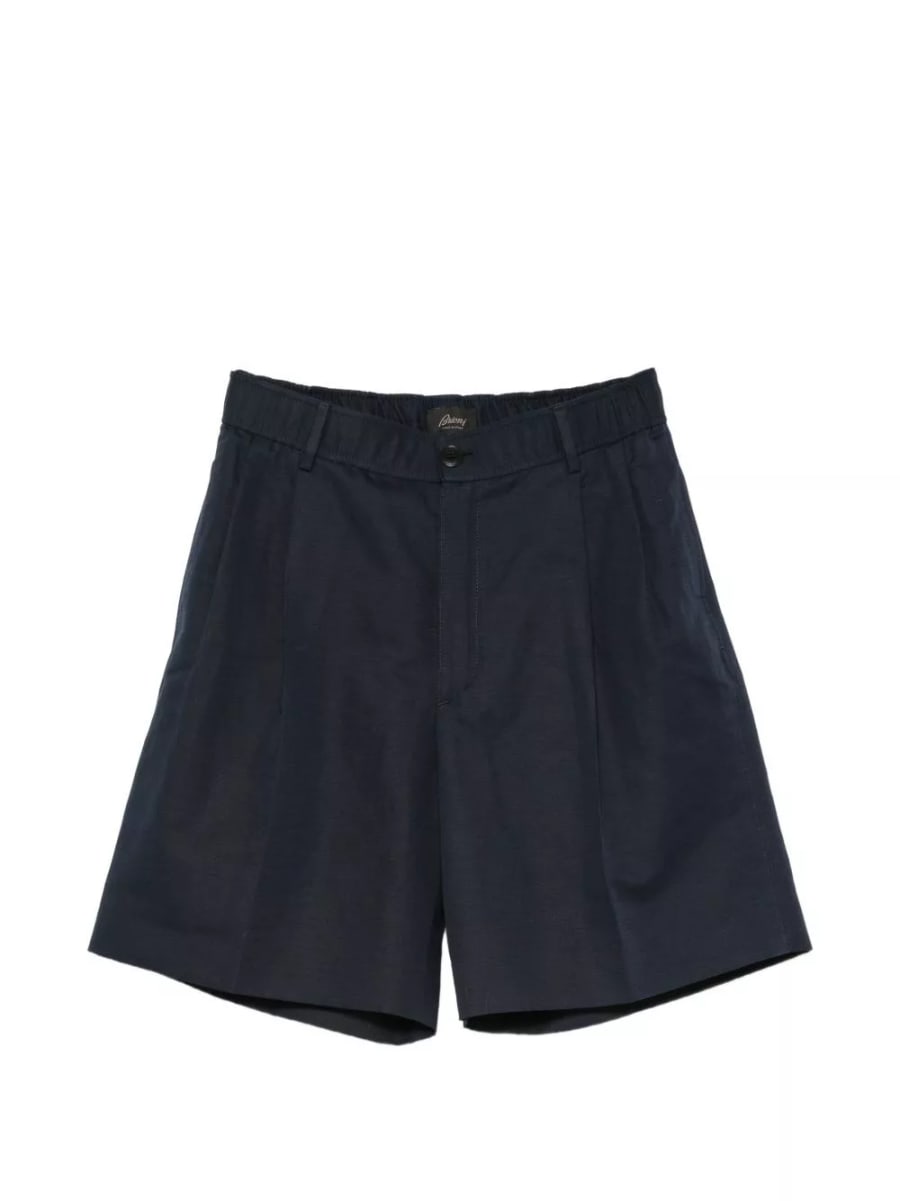 Brioni Shorts in lino e cotone Bellagio
