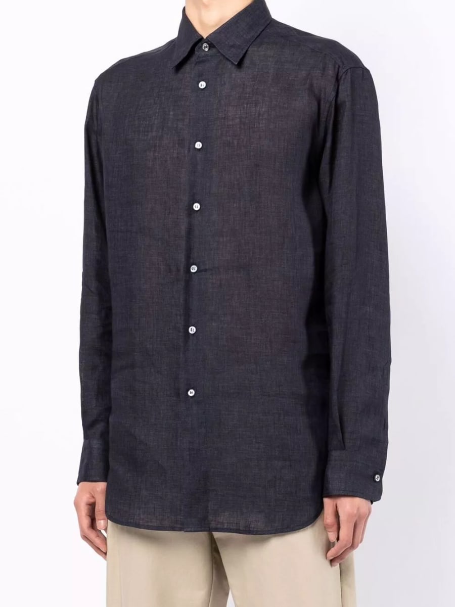 Brioni Camicia in lino, view 4