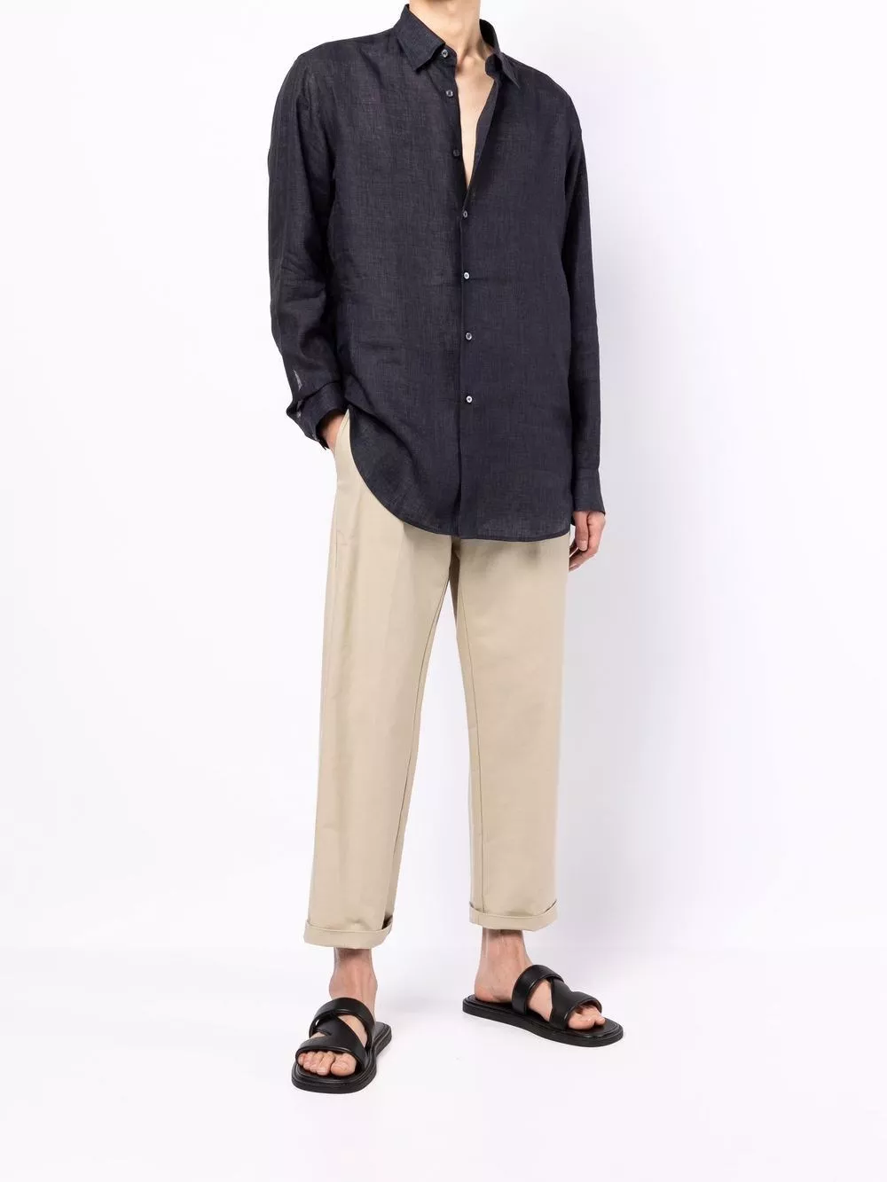 Brioni Camicia in lino, view 2