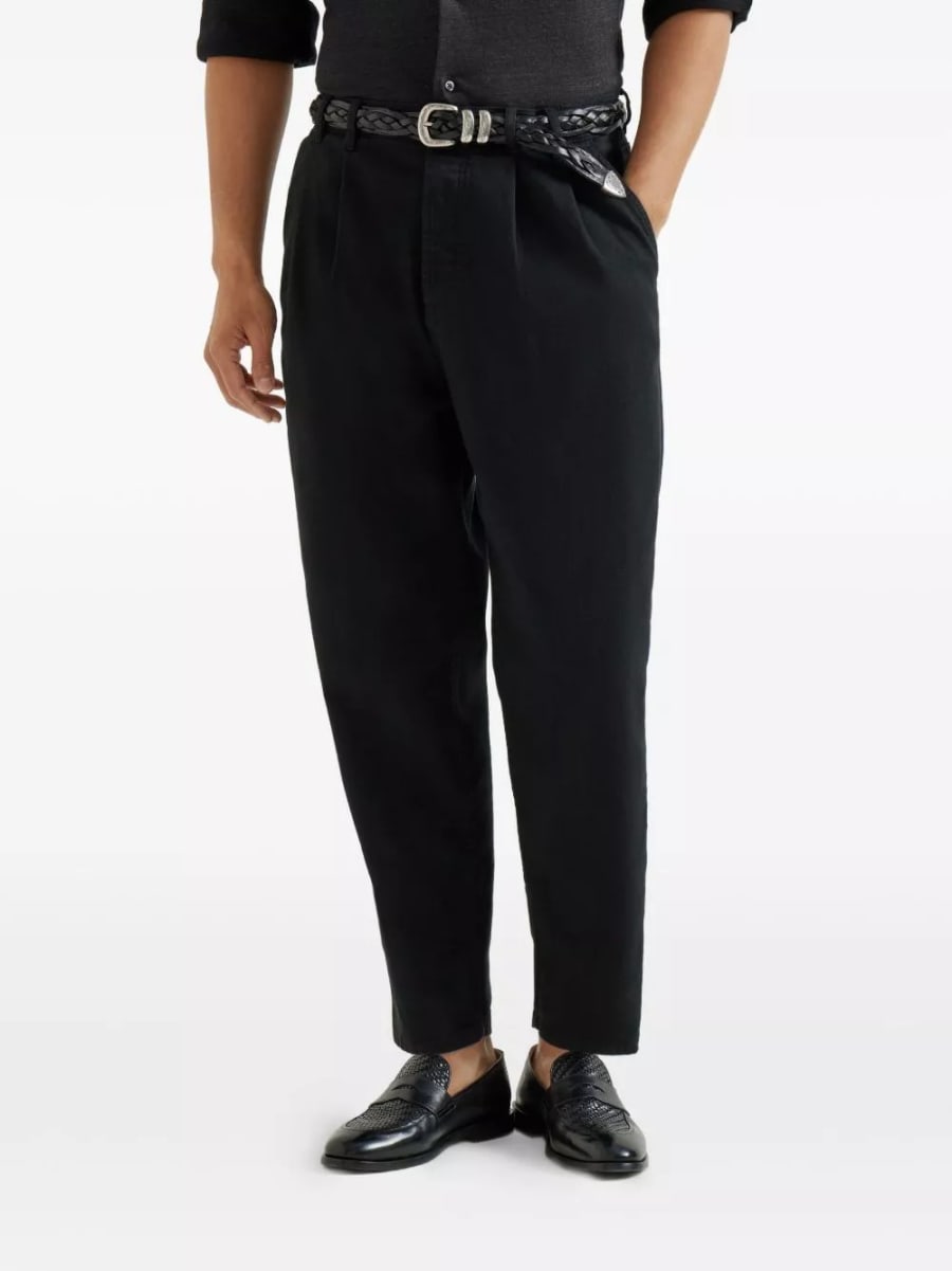 Brunello Cucinelli Pantaloni in cotone, view 3