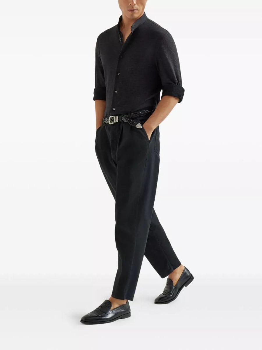 Brunello Cucinelli Pantaloni in cotone, view 4
