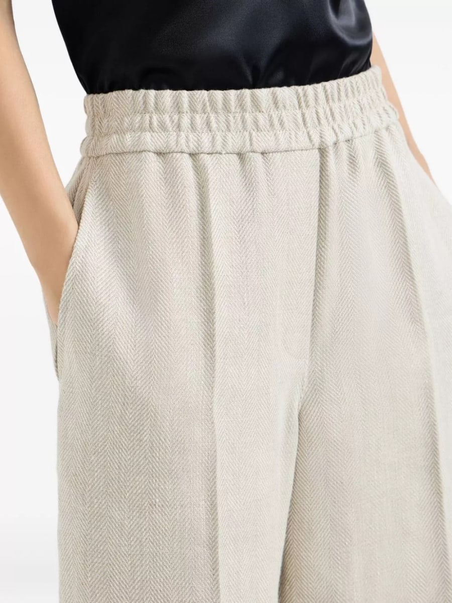 Brunello Cucinelli Pantaloni in lino, view 2