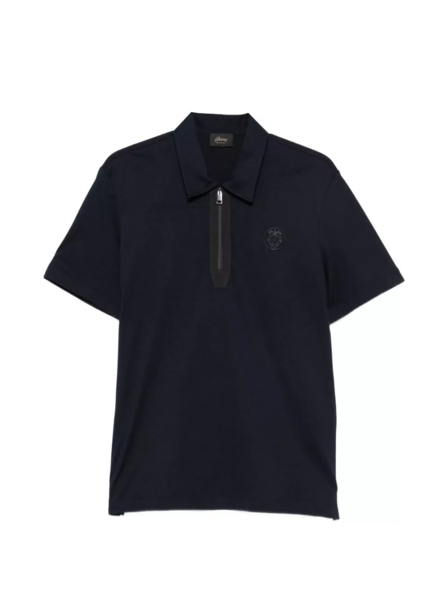 Brioni la polo in cotone