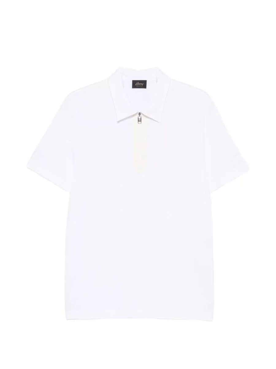 Brioni la polo in cotone