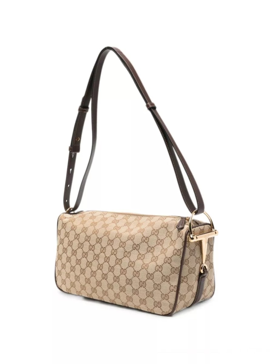 Gucci Borsa a spalla media Half Horsebit, view 2