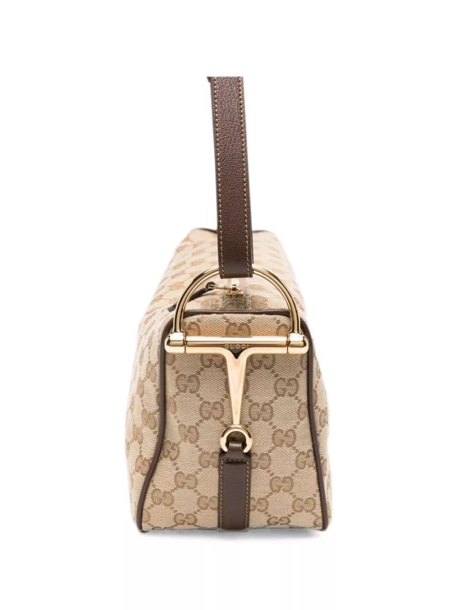 Gucci Borsa a spalla media Half Horsebit, view 3
