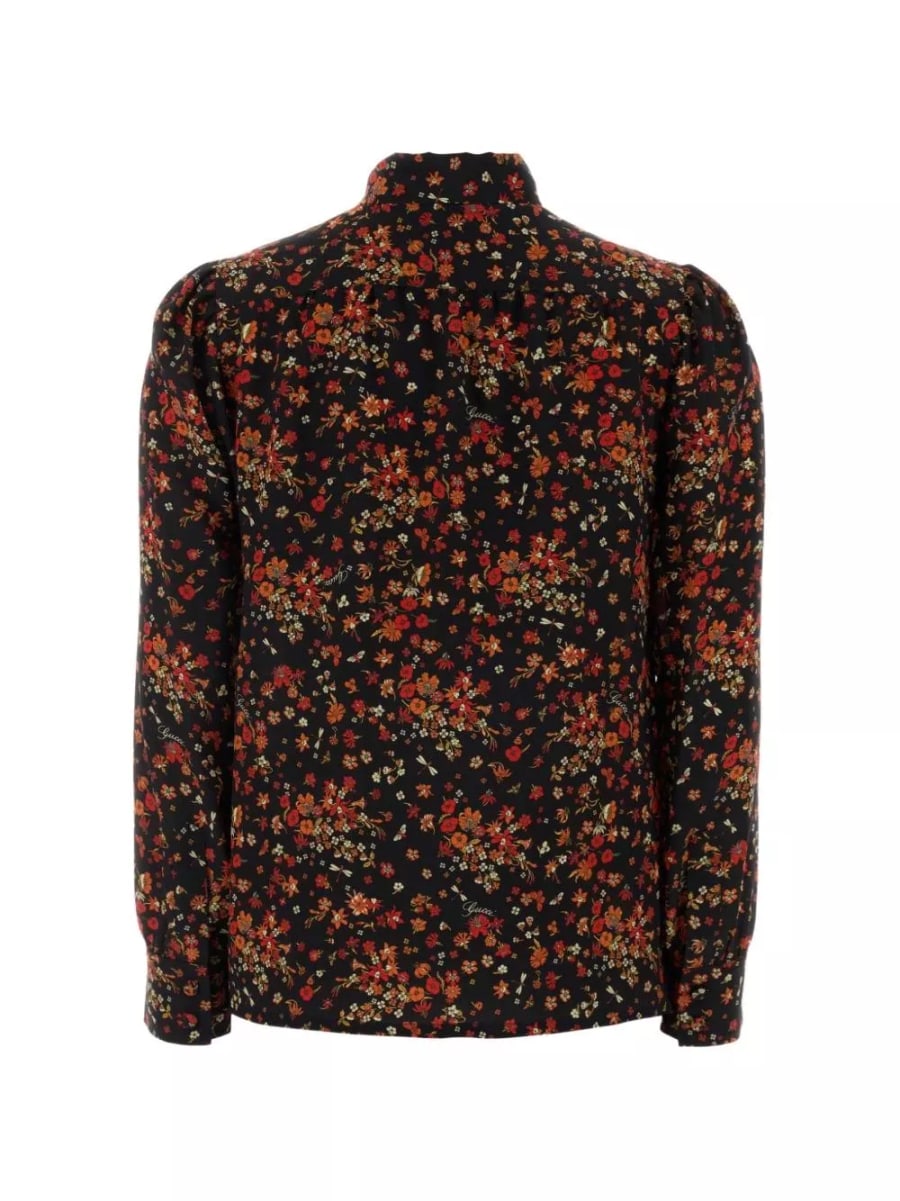 Gucci Camicia in seta stampata, view 2