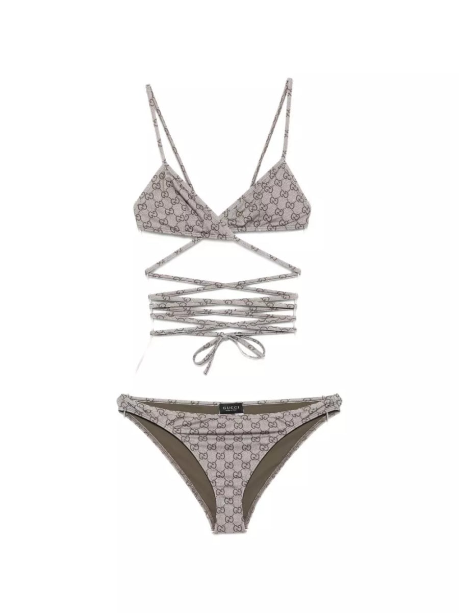 Gucci Set bikini triangolo GG