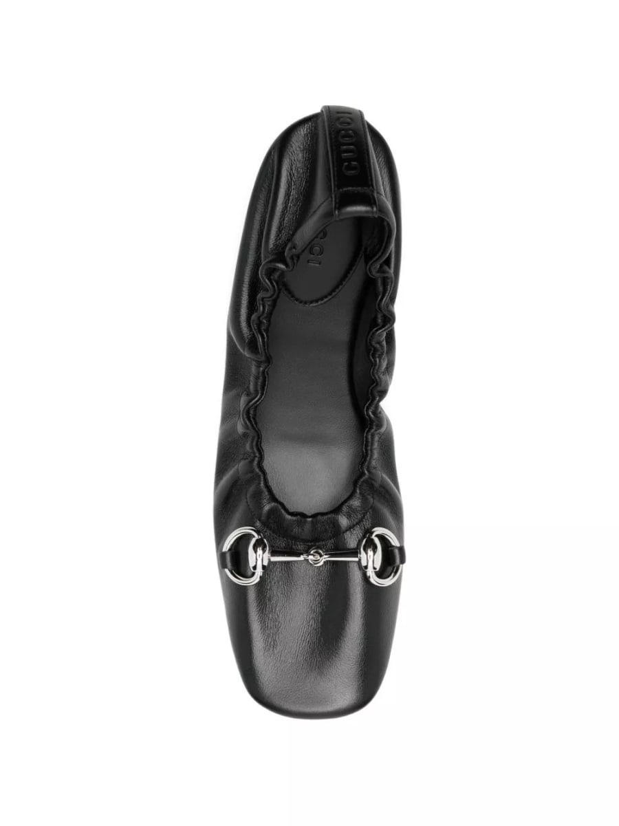 Gucci Ballerine in pelle Prima, view 3