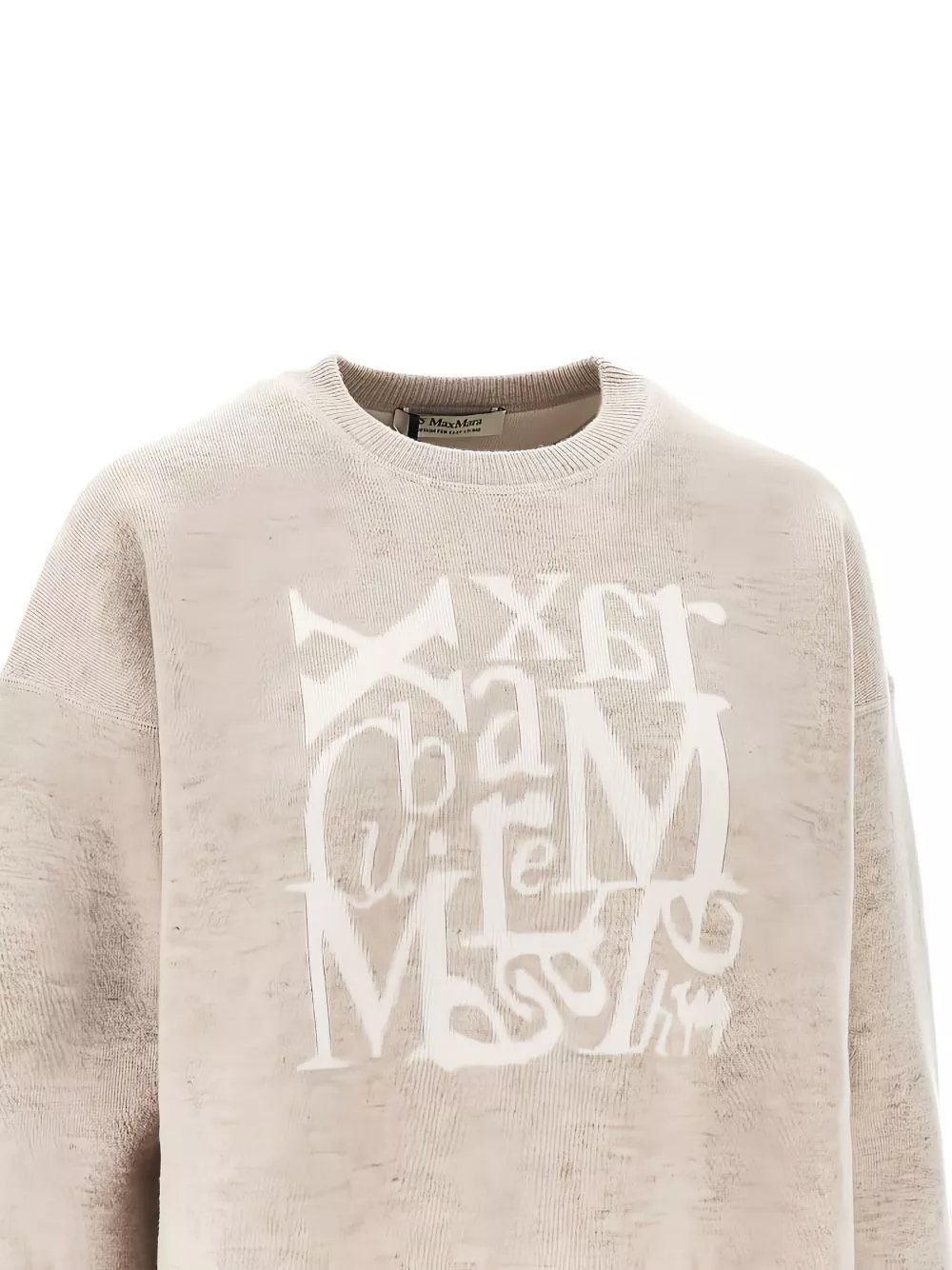'S Max Mara Maglione girocollo logo, view 2