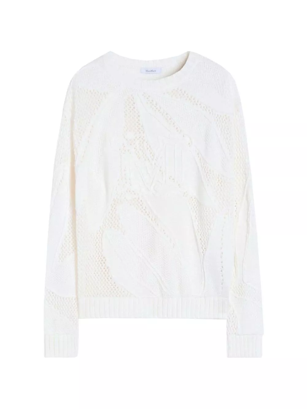 Max Mara Maglione in cotone a girocollo