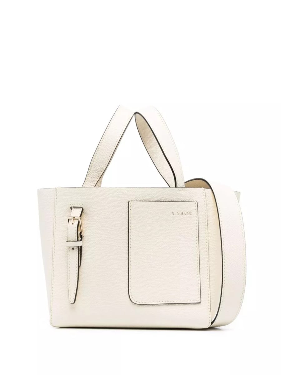 Valextra Mini borsa a secchiello in pelle