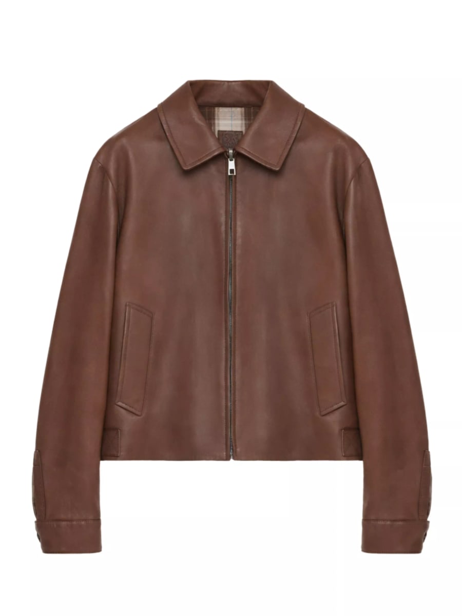 Loewe Giacca in pelle con zip