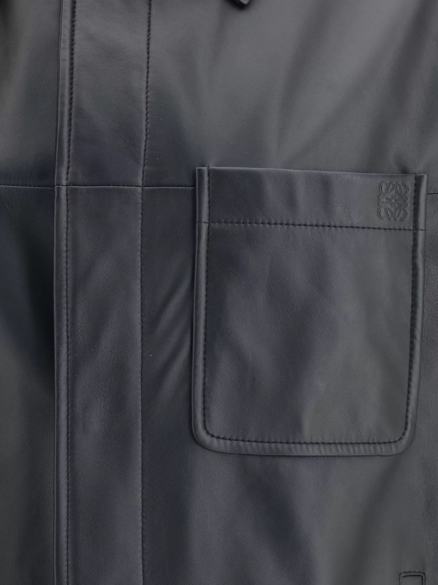 Loewe Camicia in pelle, view 3
