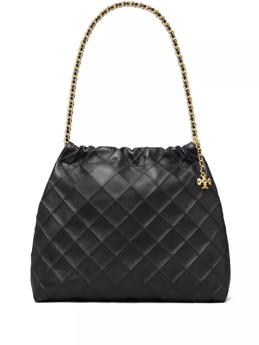 Tory Burch Borsa hobo in pelle Fleming