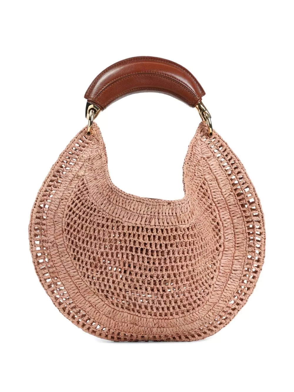 Chloé Borsa hobo in rafia Summer Banana, view 2