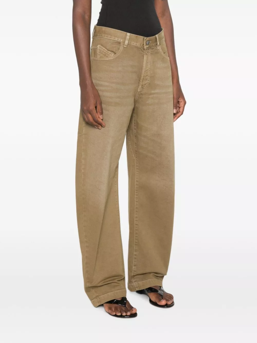 The Attico Jeans in denim di cotone, view 2