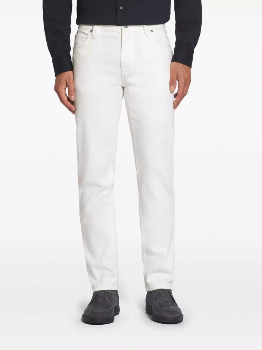 Brioni Jeans in denim di cotone, view 2