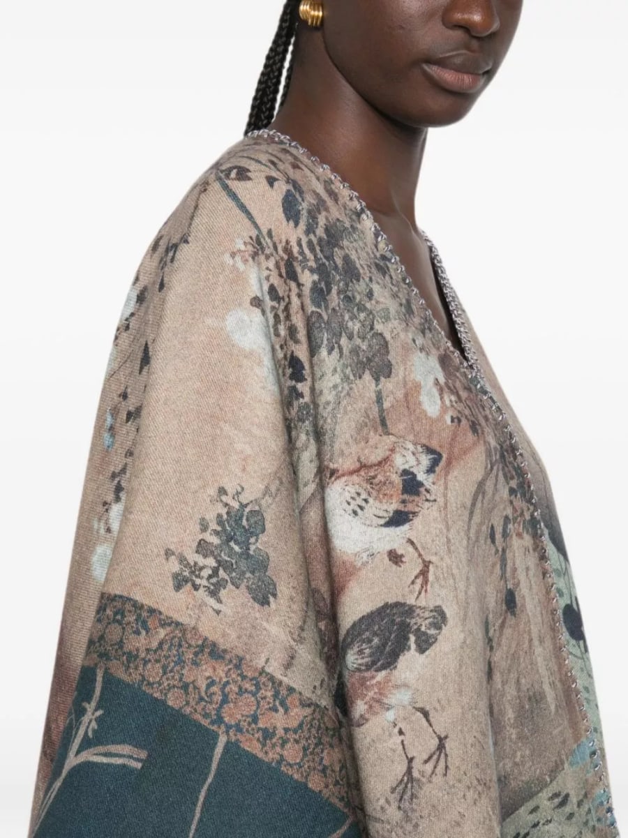 Pierre louis mascia Poncho in lana, view 2