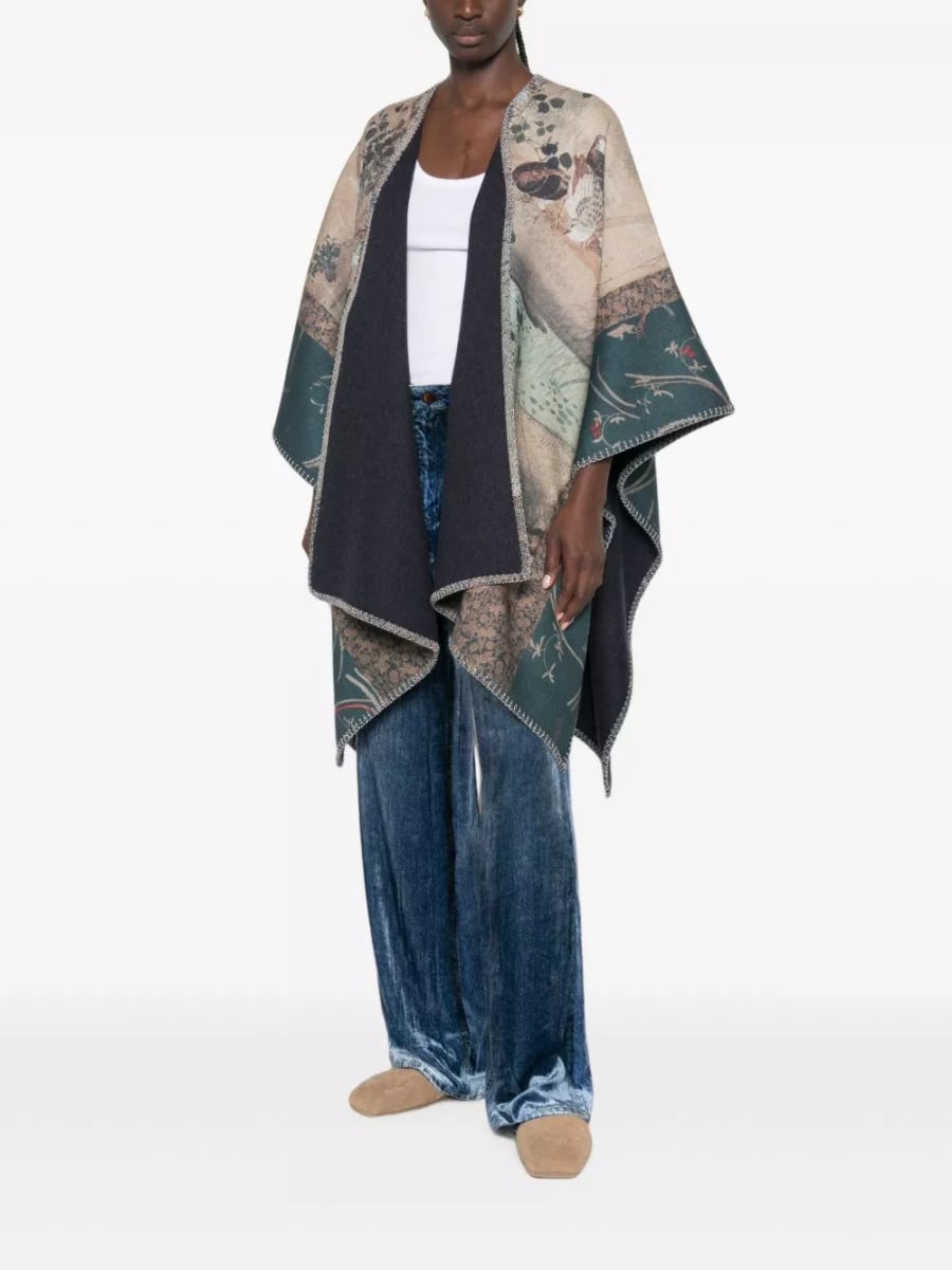 Pierre louis mascia Poncho in lana, view 4