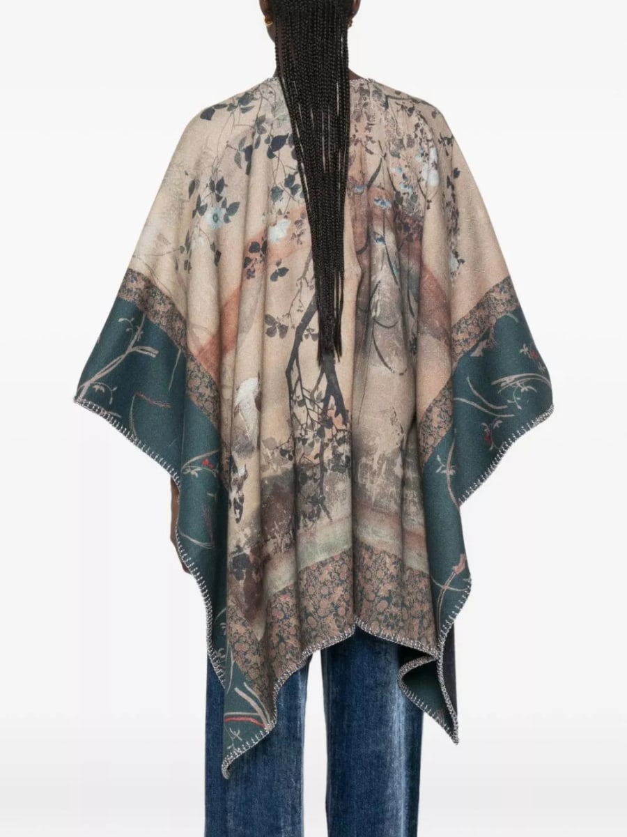 Pierre louis mascia Poncho in lana, view 5
