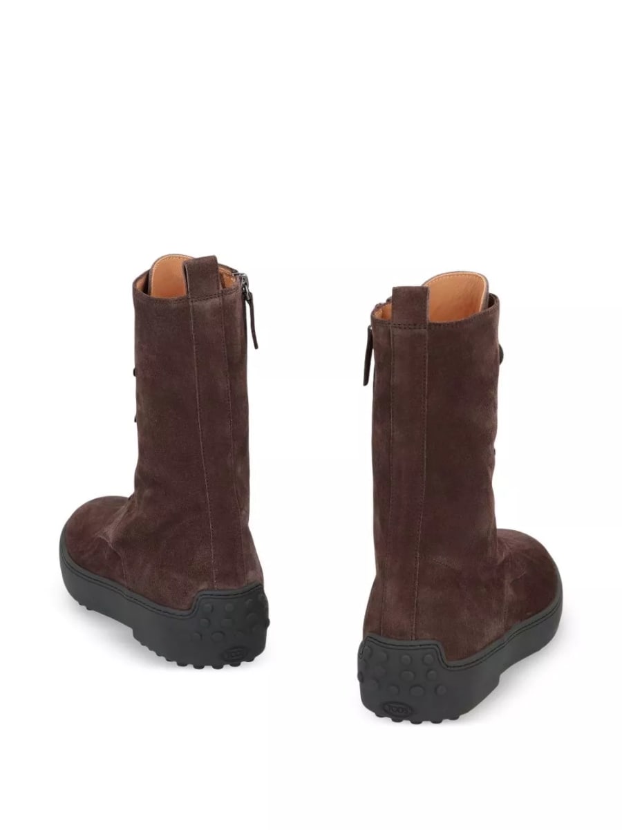 Tod's Stivali in pelle scamosciata Gommino, view 2