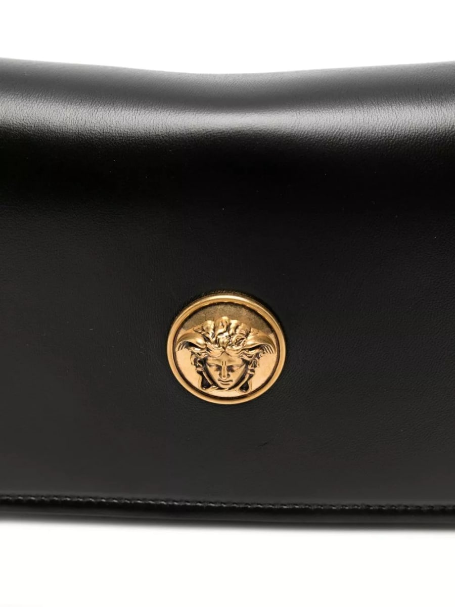 Versace Borsa mini in pelle Emblème, view 5