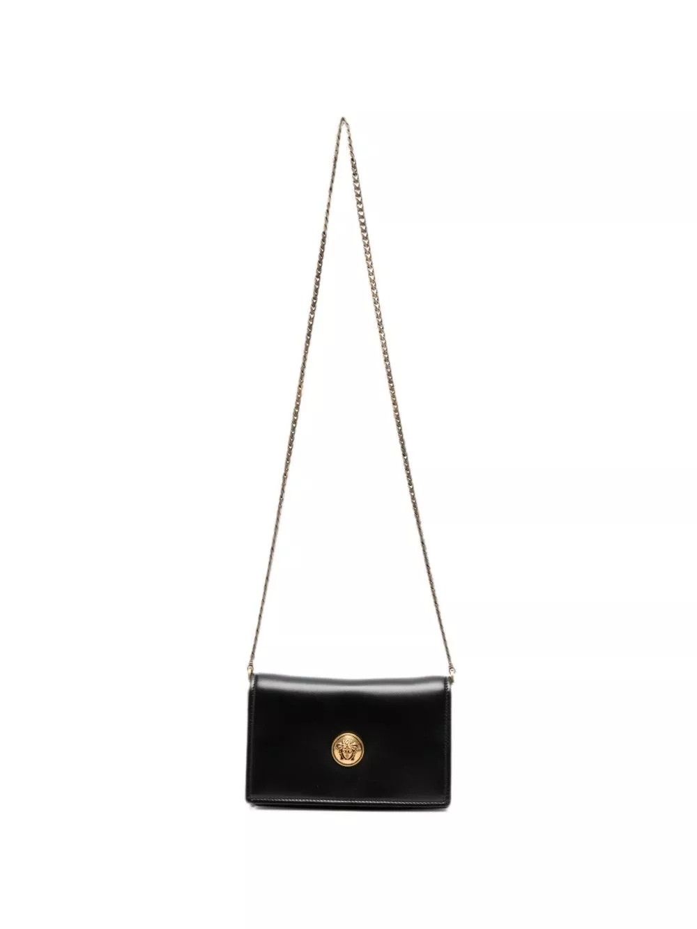 Versace Borsa mini in pelle Emblème