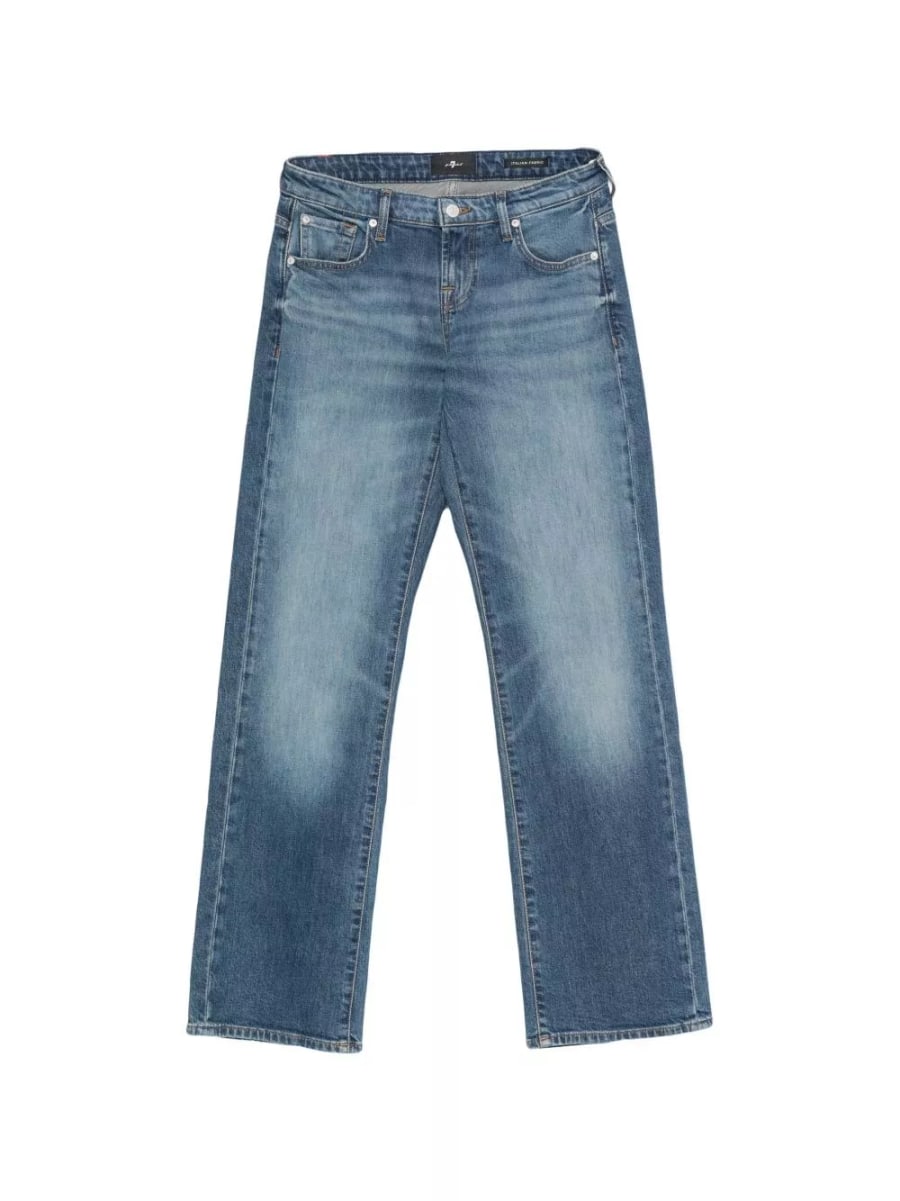 7 for all mankind Jeans denim a gamba dritta bassa
