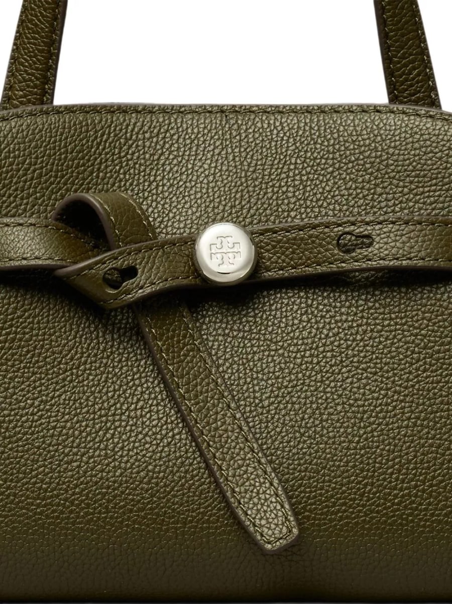 Tory Burch Borsa boston piccola in pelle Romy, view 4