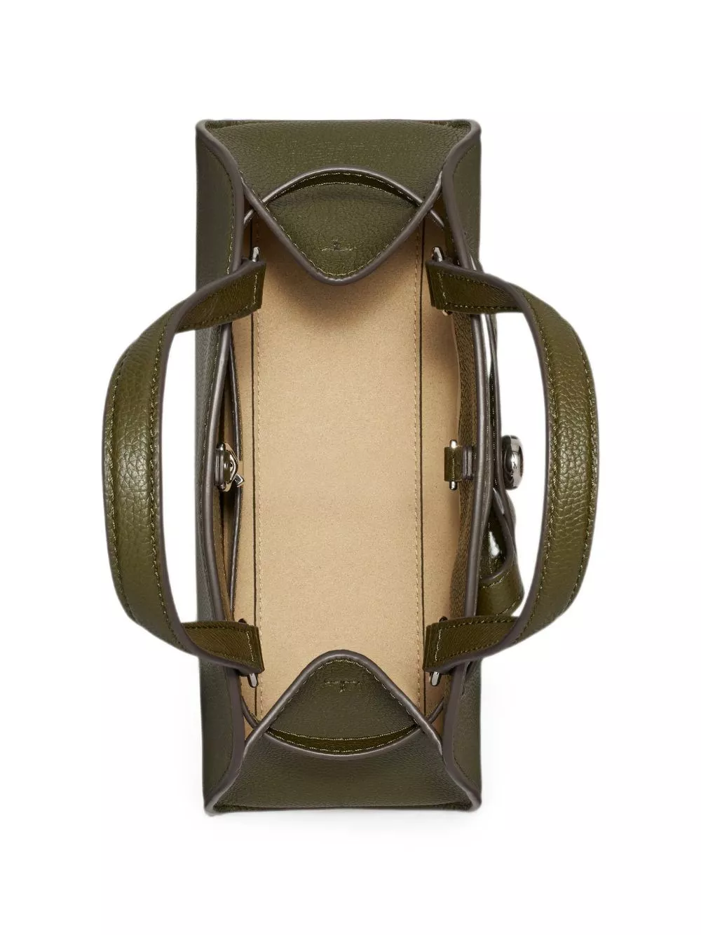Tory Burch Borsa boston piccola in pelle Romy, view 2