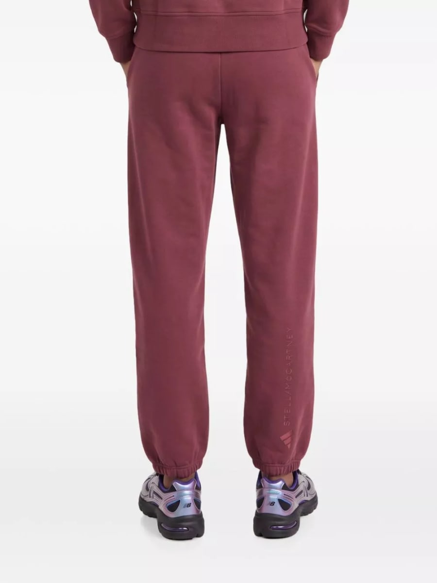 Adidas by stella mccartney Pantaloni in misto cotone con logo, view 3