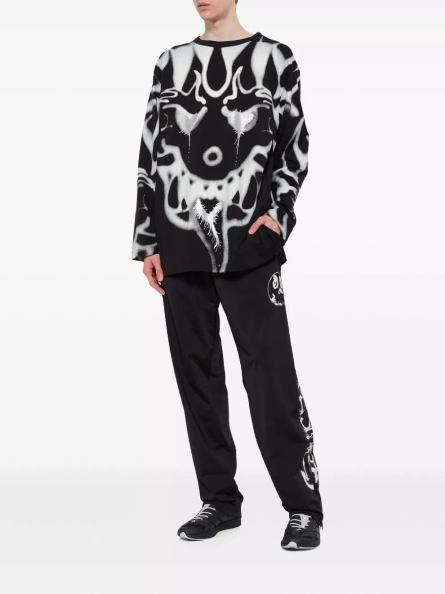 Y-3 Pantaloni con logo, view 2