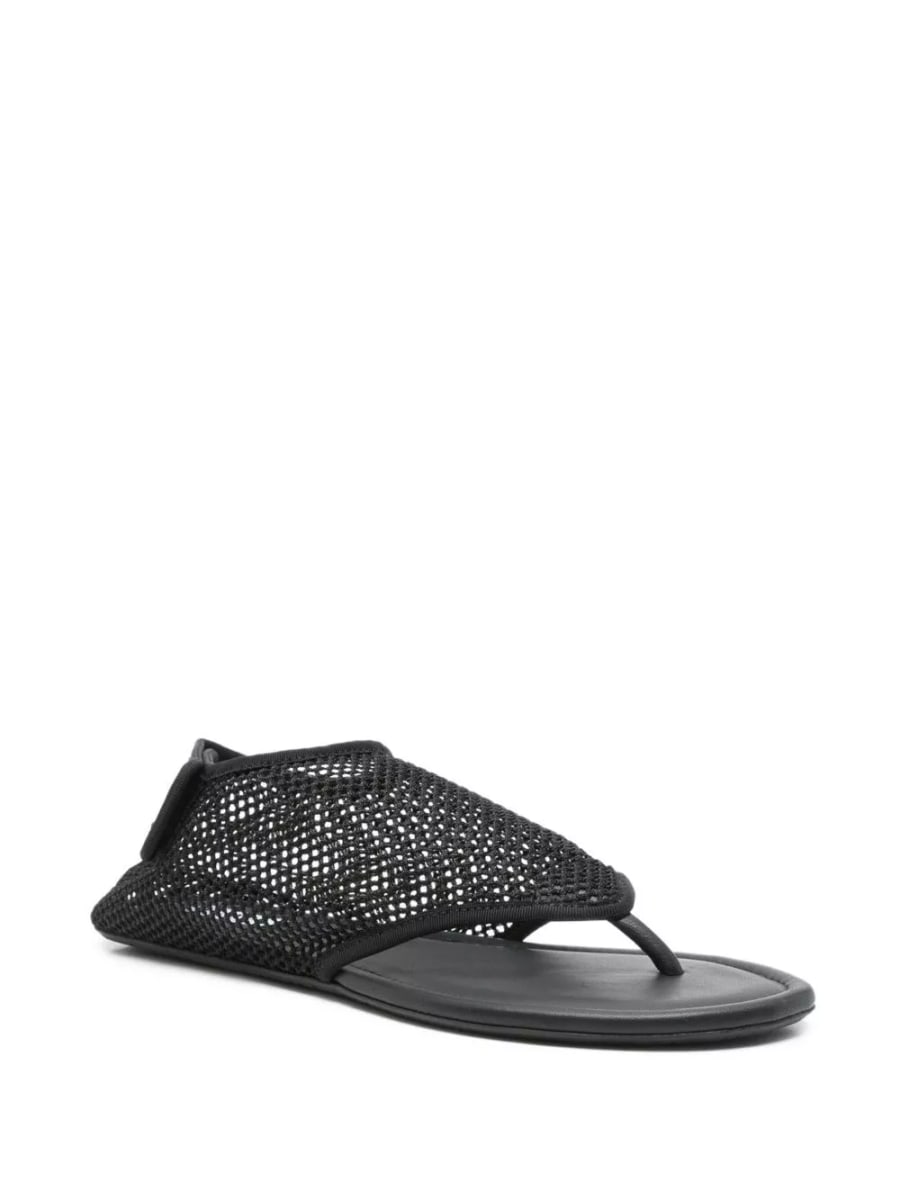 Alaïa Sandali con cinturino in rete, view 3