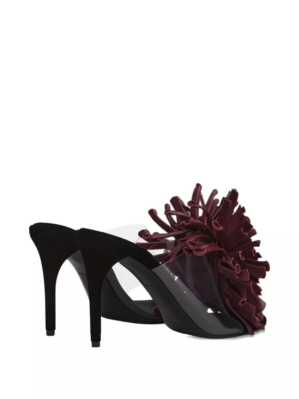 Alaïa Sandali con tacco impreziositi da fiori, view 2