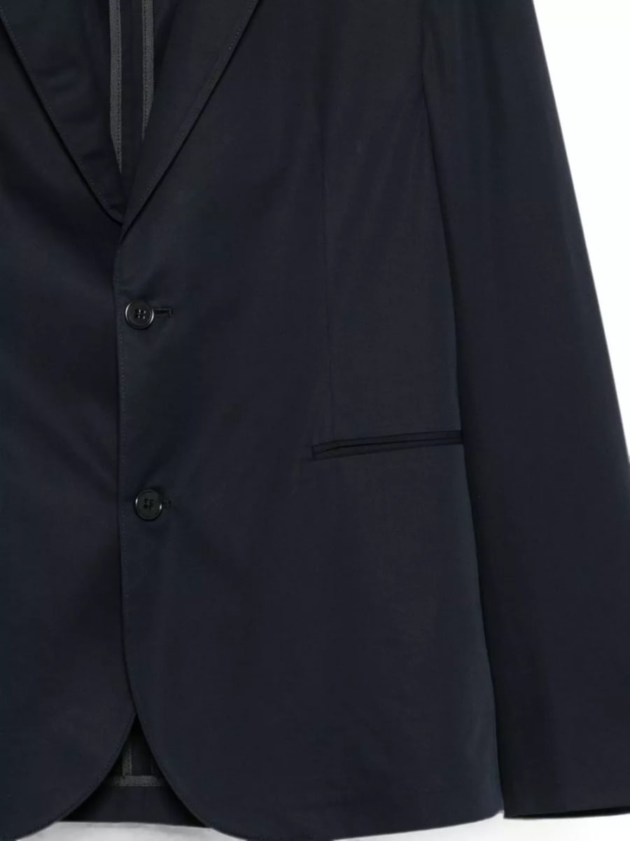 Emporio Armani Completo in cotone a un petto, view 2