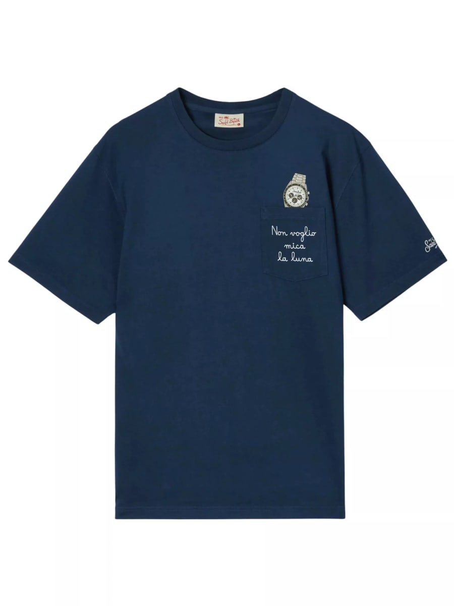 Mc2 saint barth T-shirt con ricamo
